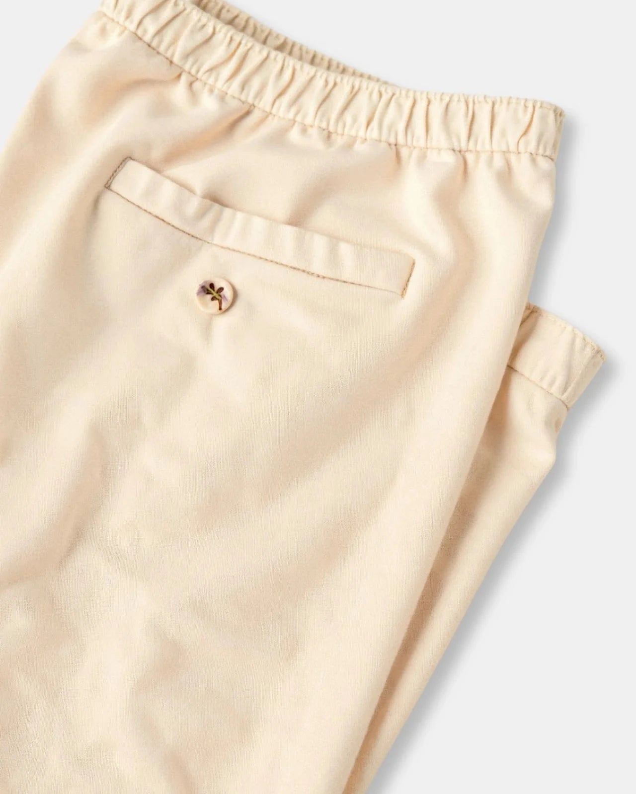 Breathable Solid Drawstring Linen Pants