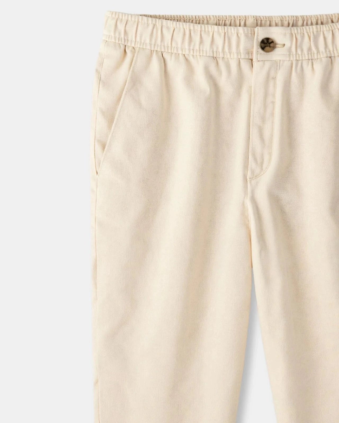 Breathable Solid Drawstring Linen Pants