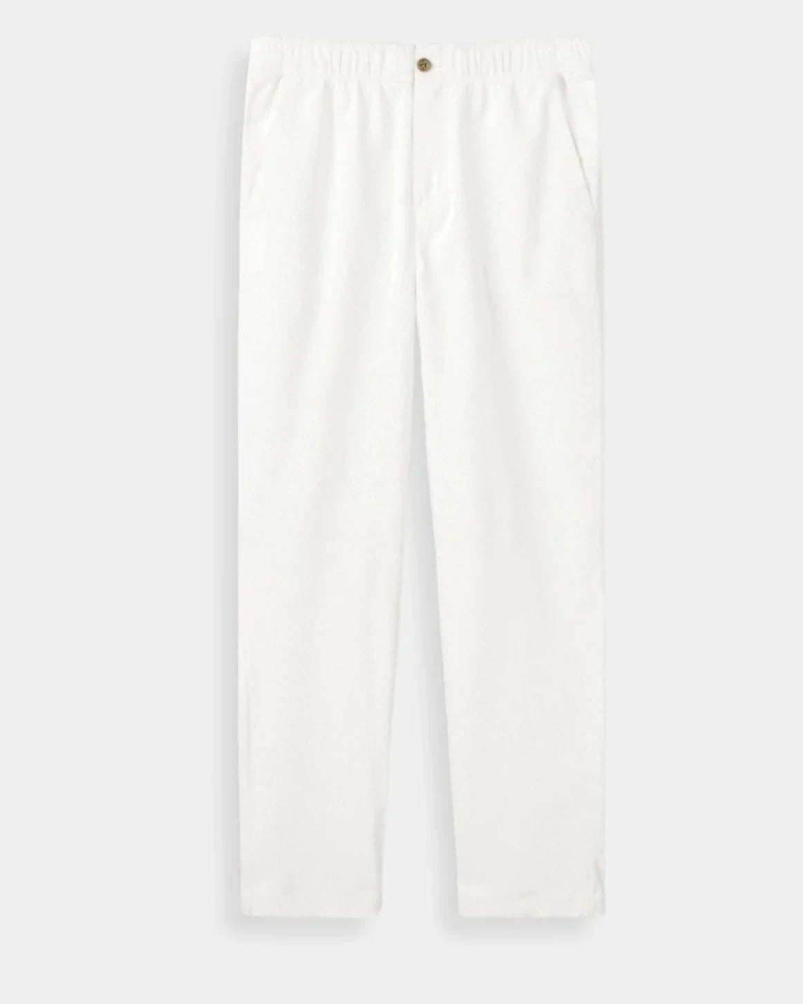 Breathable Solid Drawstring Linen Pants