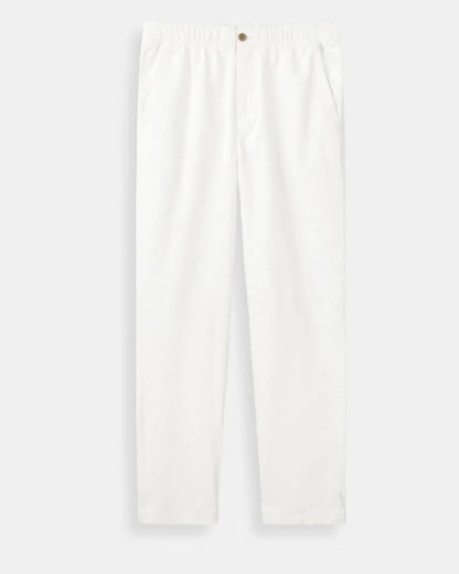 Breathable Solid Drawstring Linen Pants