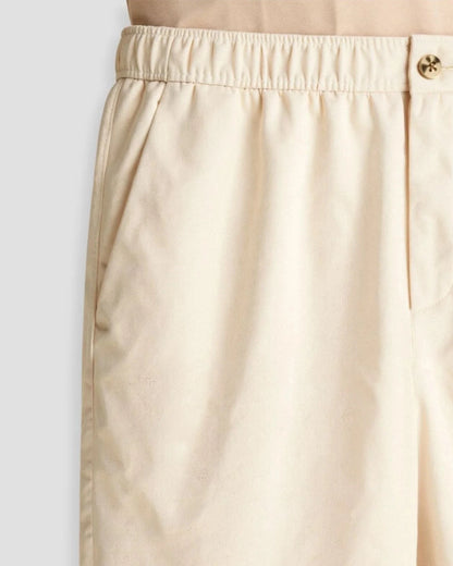 Breathable Solid Drawstring Linen Pants