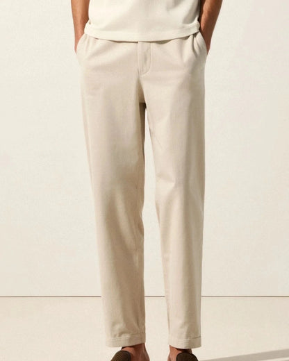 Breathable Solid Drawstring Linen Pants