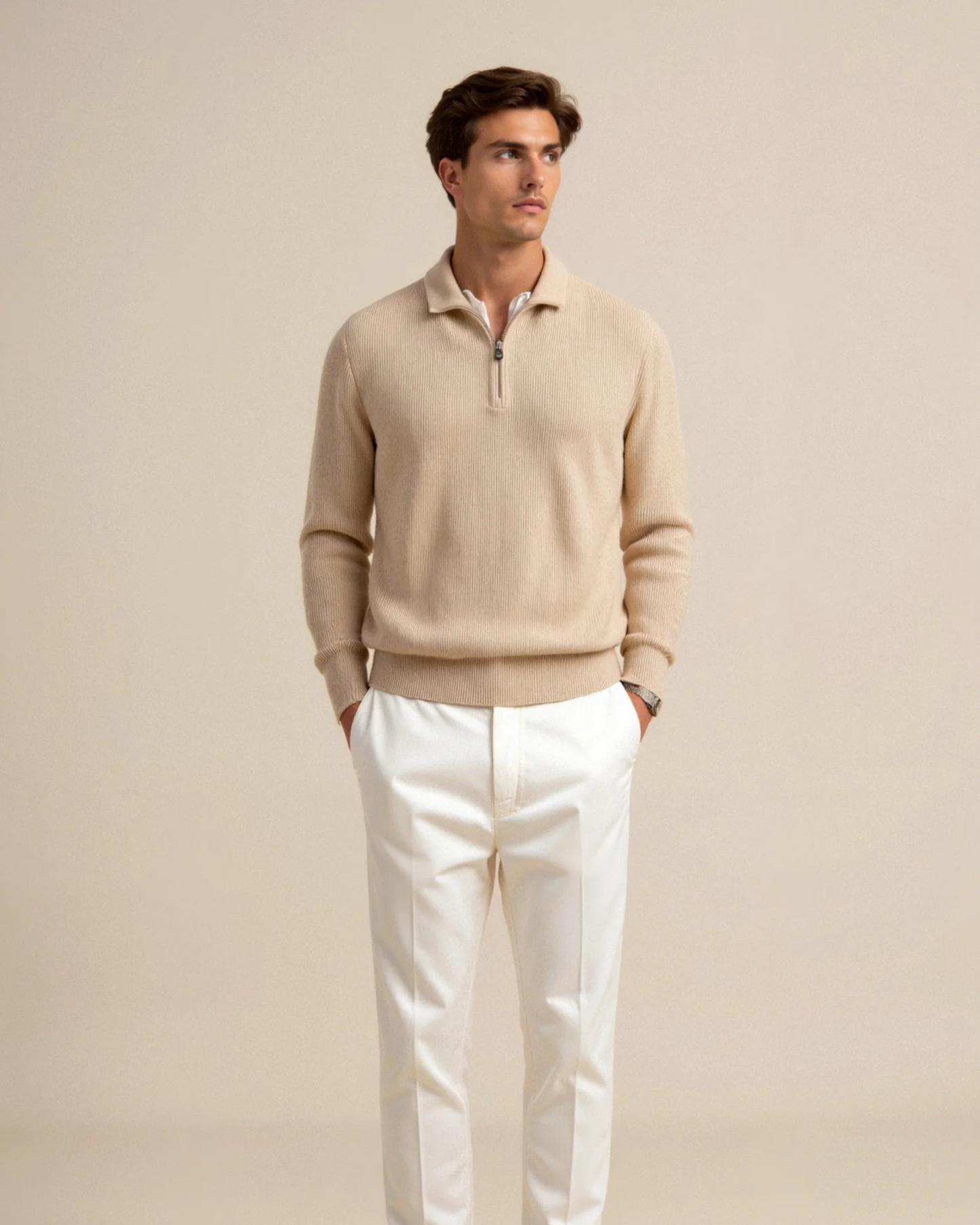 Grinenko & Co Men's Half Zip Sweater