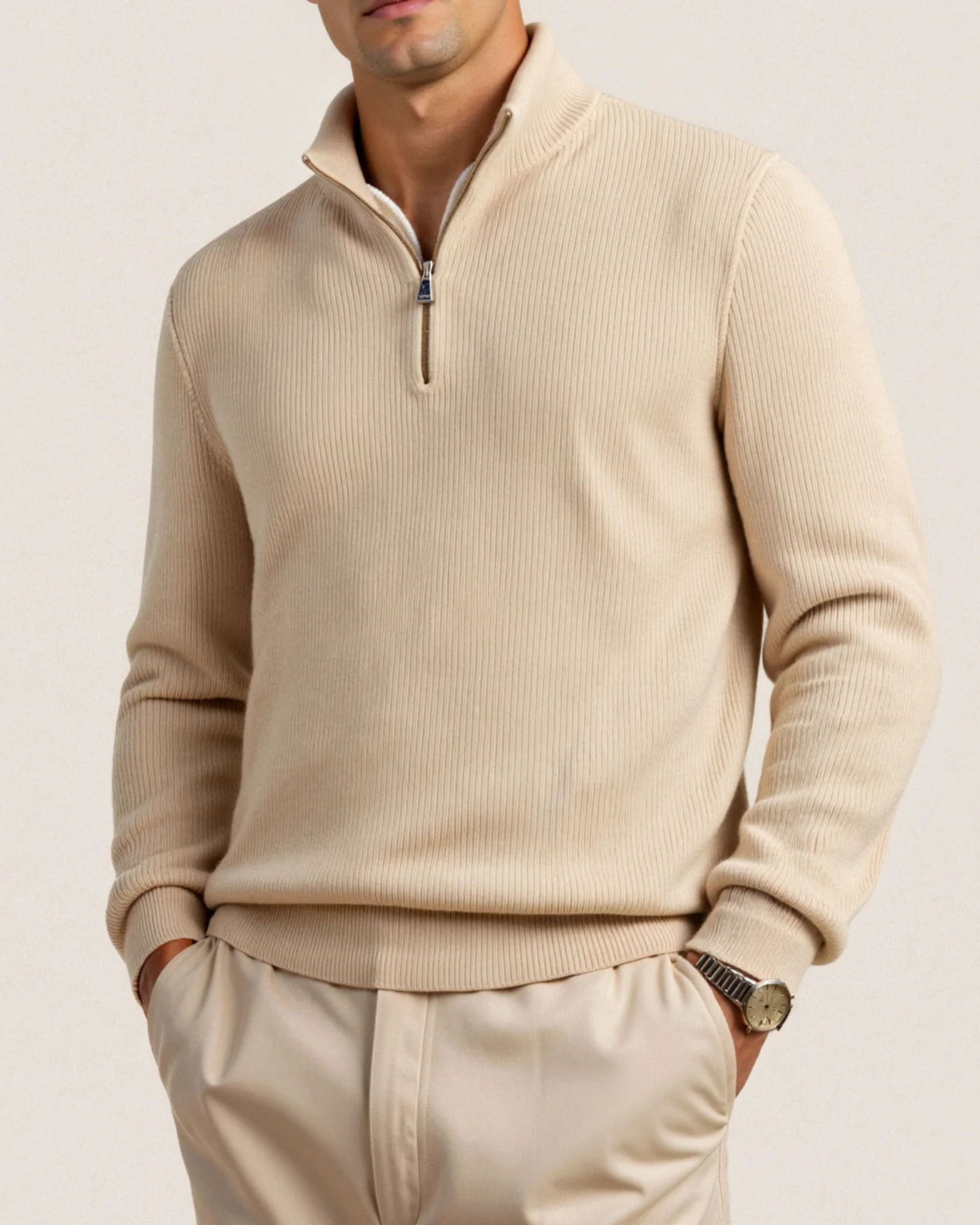 Grinenko & Co Men's Half Zip Sweater