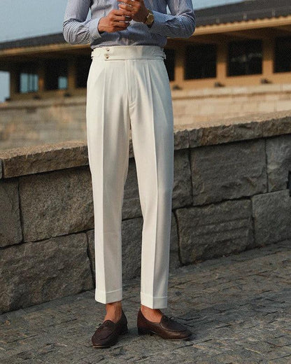 GRINENKO & CO OLD MONEY DOUBLE BUTTON TROUSERS